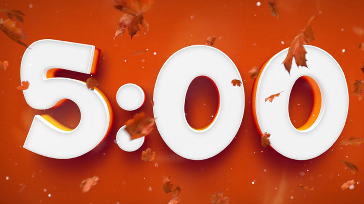 Fall Orange Leaves Future Bass Countdown image number 1